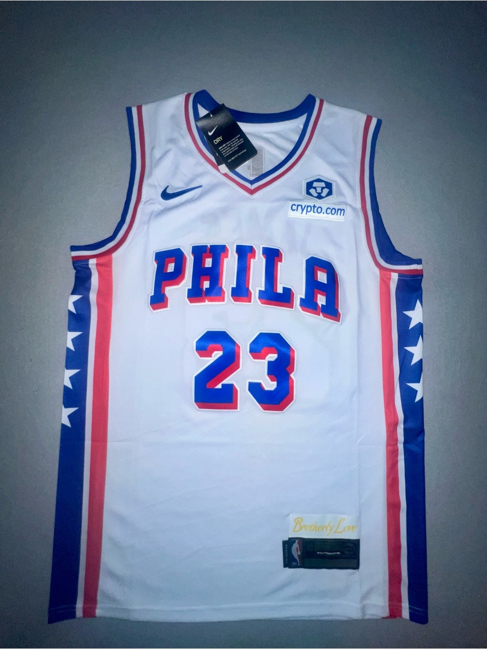 Philadelphia 76ers LeBron James Nike Swingman Jersey Size 50 Large NWT